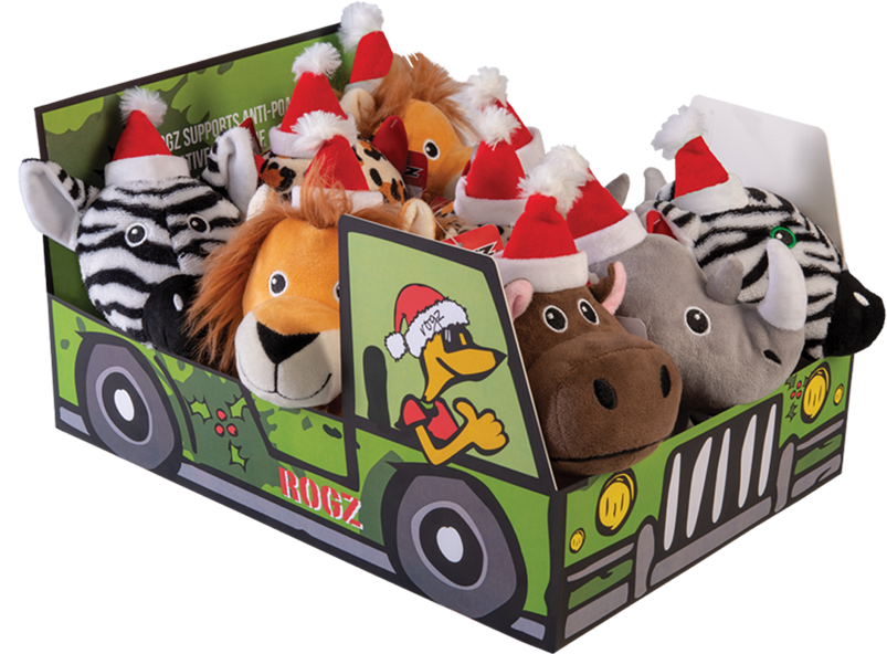Rogz Safari X-MAS Display 10 x 1 st.